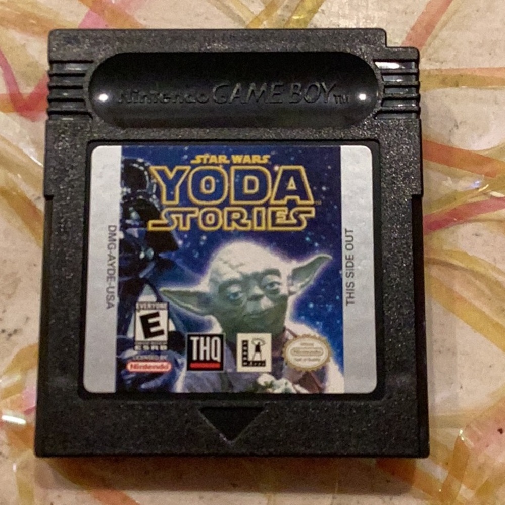 Star Wars Yoda Stories Gameboy Color Game Nintendo Game Boy Authentic Tested